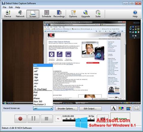 Skærmbillede Debut Video Capture Windows 8.1