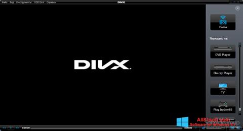 Skærmbillede DivX Player Windows 8.1