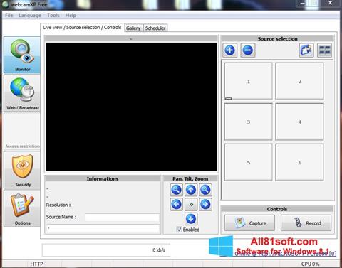 Skærmbillede webcamXP Windows 8.1
