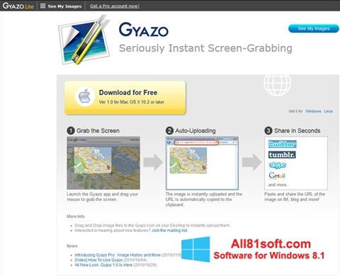Skærmbillede Gyazo Windows 8.1