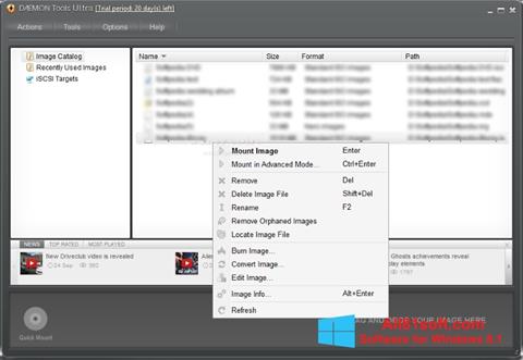 Skærmbillede DAEMON Tools Ultra Windows 8.1