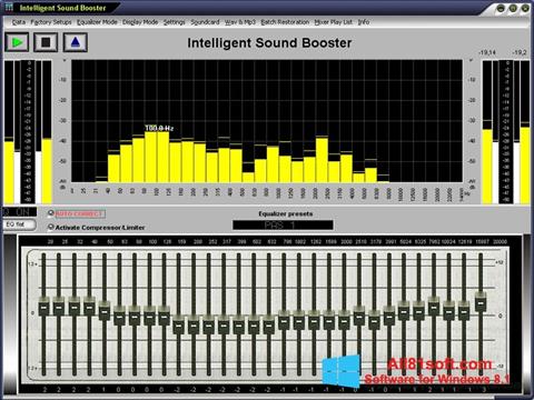 Skærmbillede Sound Booster Windows 8.1