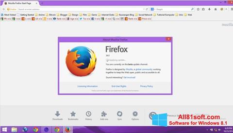 Skærmbillede Mozilla Firefox Offline Installer Windows 8.1