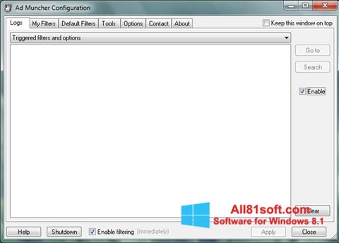 Skærmbillede Ad Muncher Windows 8.1