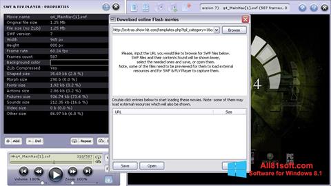 Skærmbillede FLV Player Windows 8.1