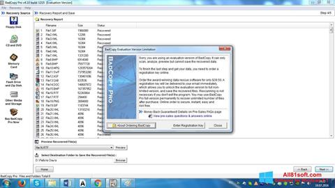 Skærmbillede BadCopy Pro Windows 8.1