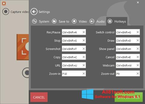 Skærmbillede Icecream Screen Recorder Windows 8.1