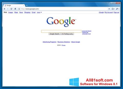 Skærmbillede Google Chrome Beta Windows 8.1