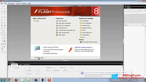 Skærmbillede Macromedia Flash Player Windows 8.1