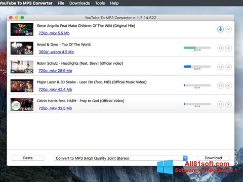 Skærmbillede Free YouTube to MP3 Converter Windows 8.1