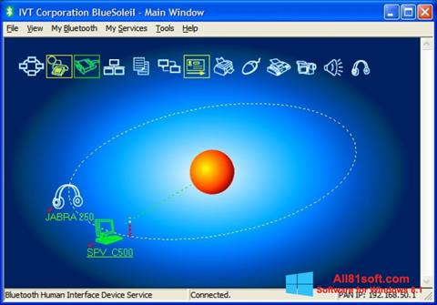 Skærmbillede BlueSoleil Windows 8.1