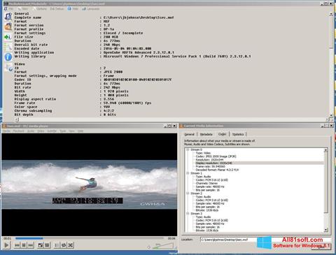 Skærmbillede MediaInfo Windows 8.1