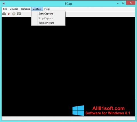 Skærmbillede ECap Windows 8.1