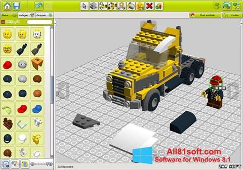 Skærmbillede LEGO Digital Designer Windows 8.1