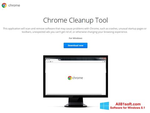 Skærmbillede Chrome Cleanup Tool Windows 8.1