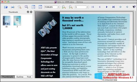 Skærmbillede DjView Windows 8.1