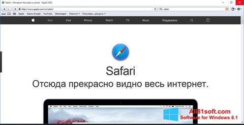 Skærmbillede Safari Windows 8.1