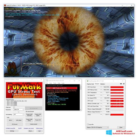 Skærmbillede FurMark Windows 8.1