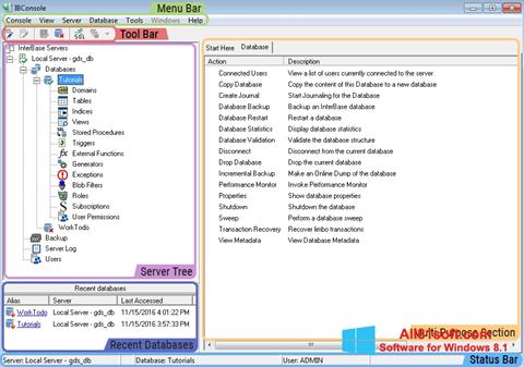 Skærmbillede InterBase Windows 8.1