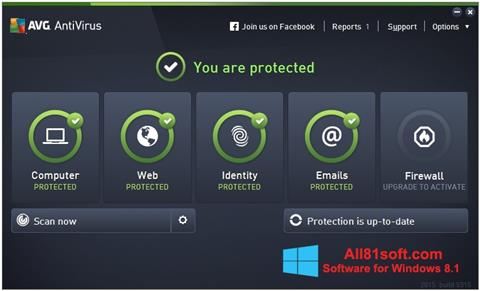 Skærmbillede AVG AntiVirus Pro Windows 8.1