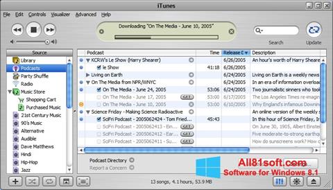 Skærmbillede iTunes Windows 8.1