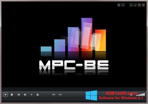 Skærmbillede MPC-BE Windows 8.1