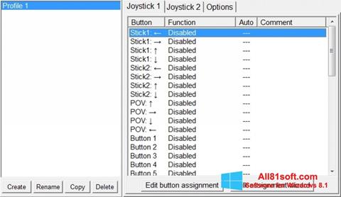 Skærmbillede JoyToKey Windows 8.1