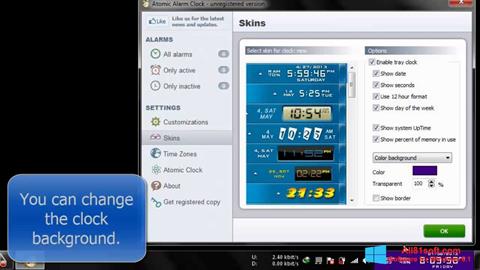 Skærmbillede Atomic Alarm Clock Windows 8.1