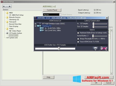 Skærmbillede ASIO4ALL Windows 8.1