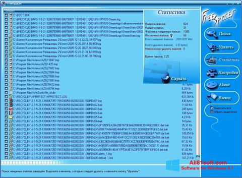 Skærmbillede FreeSpacer Windows 8.1