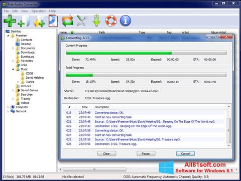Skærmbillede Free Audio Converter Windows 8.1