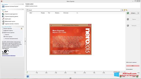 Skærmbillede Nero Express Windows 8.1