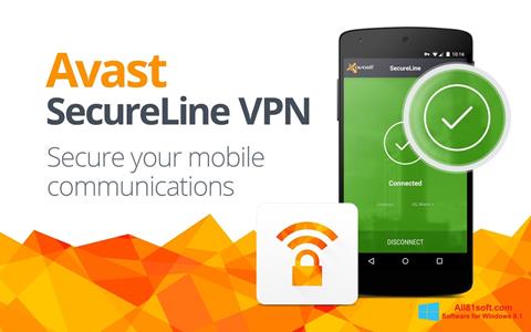 Skærmbillede Avast SecureLine VPN Windows 8.1
